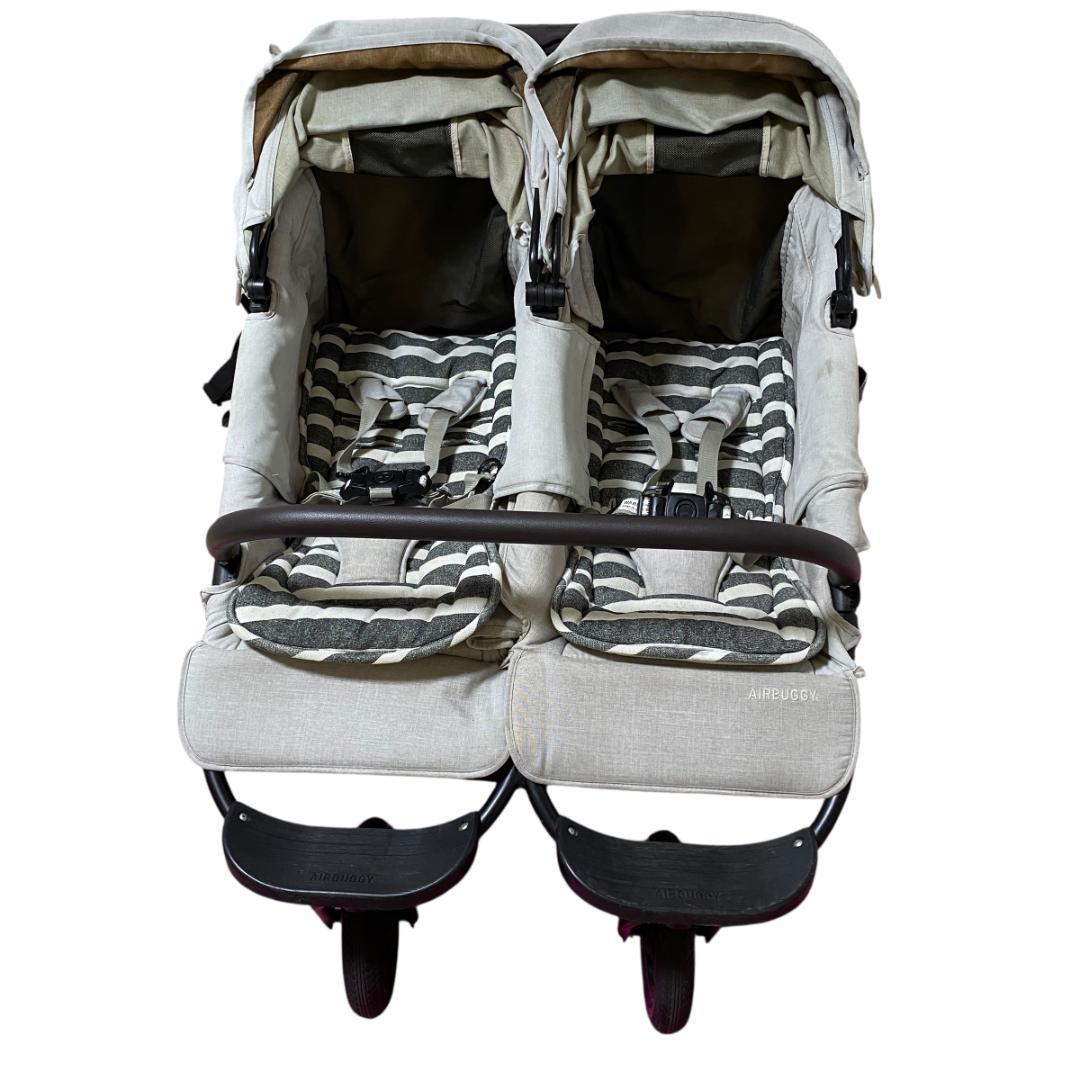 AIRBUGGY エアバギーココダブルEXフロムバース 2人乗りベビーカー