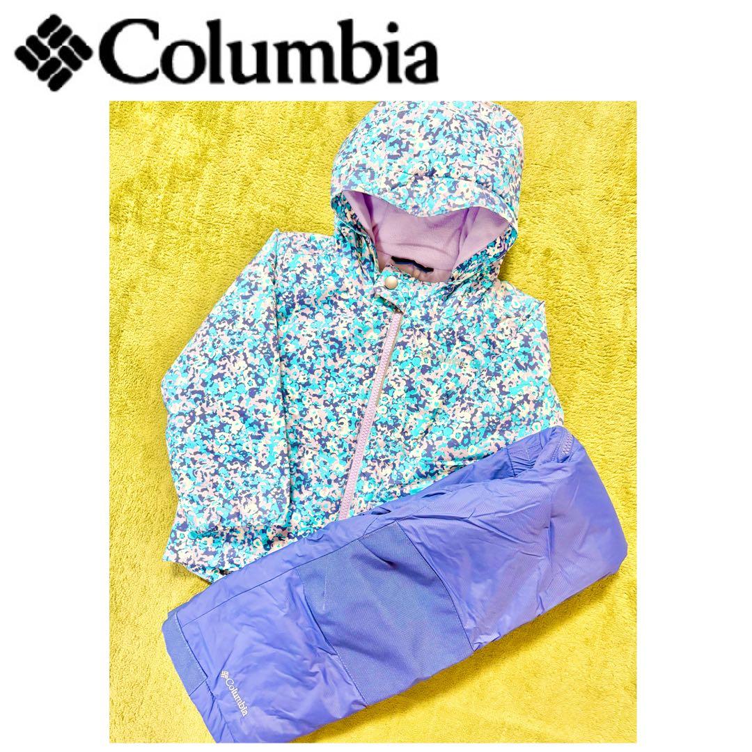 Columbia スキーウェア　派手　花柄　100