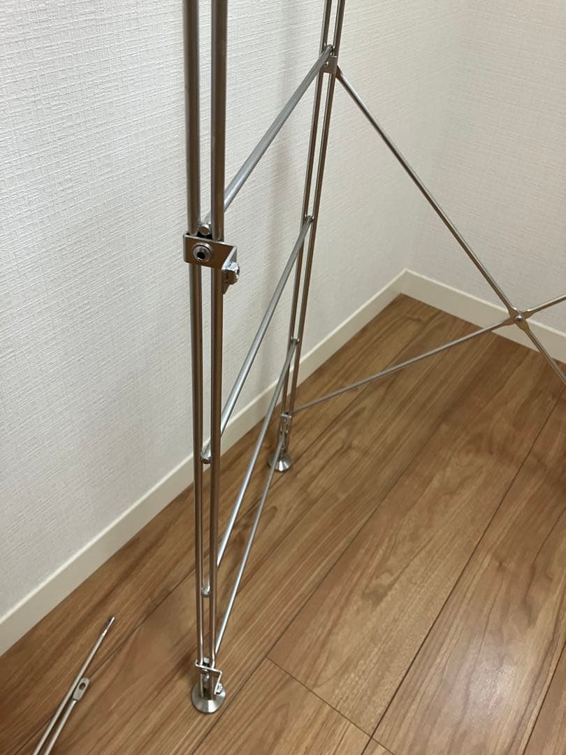 無印良品　ステンレスユニットシェルフ デスク セット(オーク材) 廃番品