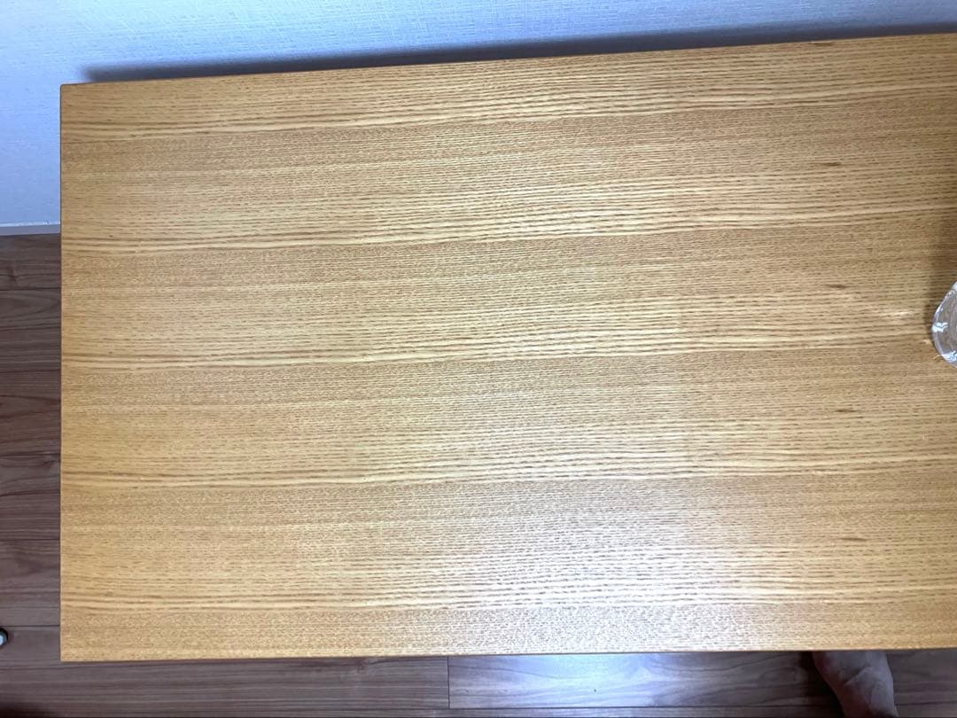 無印良品　ステンレスユニットシェルフ デスク セット(オーク材) 廃番品