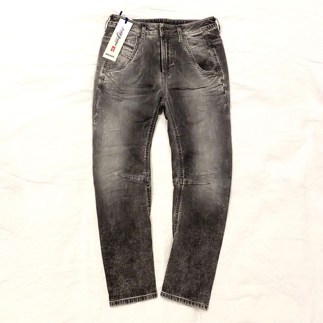 【新品タグ付】DIESEL ディーゼル FAYZA ジョグジーンズ 23 グレー