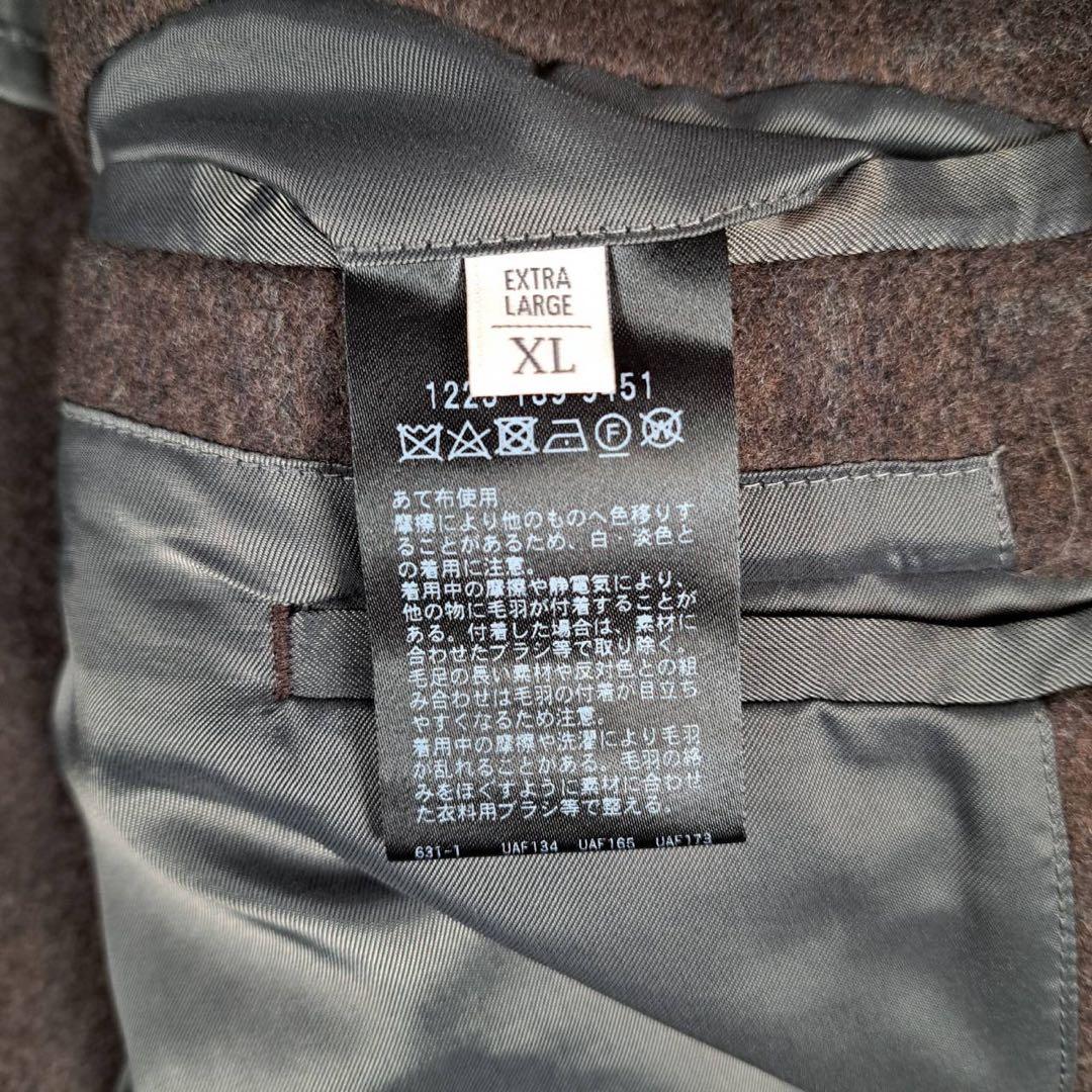 未使用級　希少サイズ　ユナイテッドアローズ　チェスターコート　ブラウン