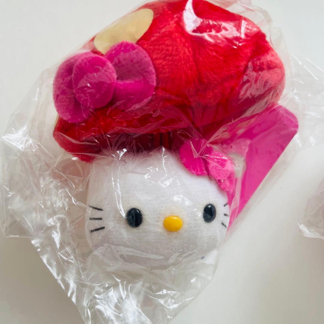 d*3様 ハローキティ きのこ　マスコット　ぬいぐるみ 3個セット　キーホルダー