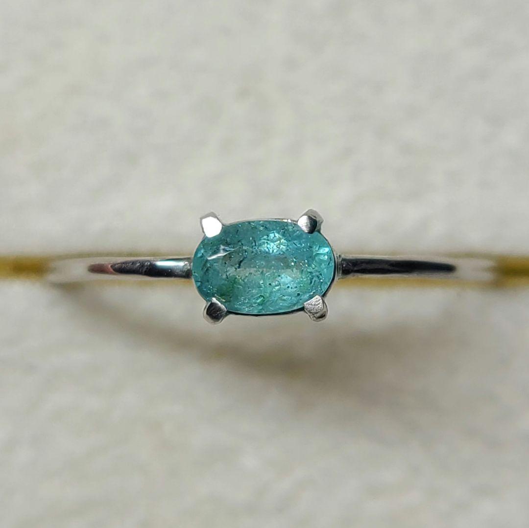 ぱにや★ブラジルバターリャパライバトルマリン★リングオーダー