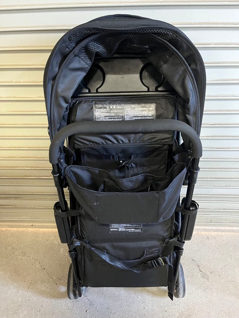 ☆カトージ 二人乗りベビーカー 二人でゴー（ブラック）