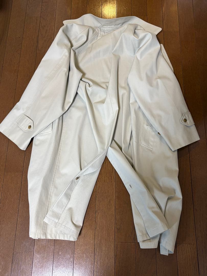 BURBERRY LONDONオフホワイト ステンカラーコート