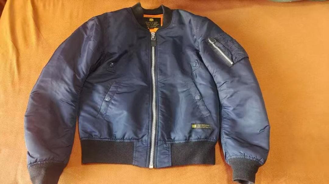 NEIGHBORHOOD ネイビー MA-1 フライトジャケット