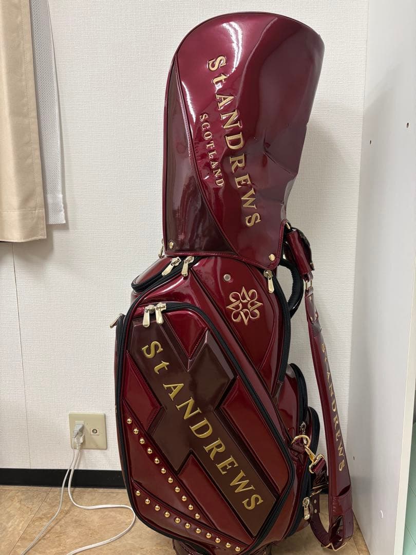 St Andrews ゴルフバッグ・キャディバッグ ワインレッド