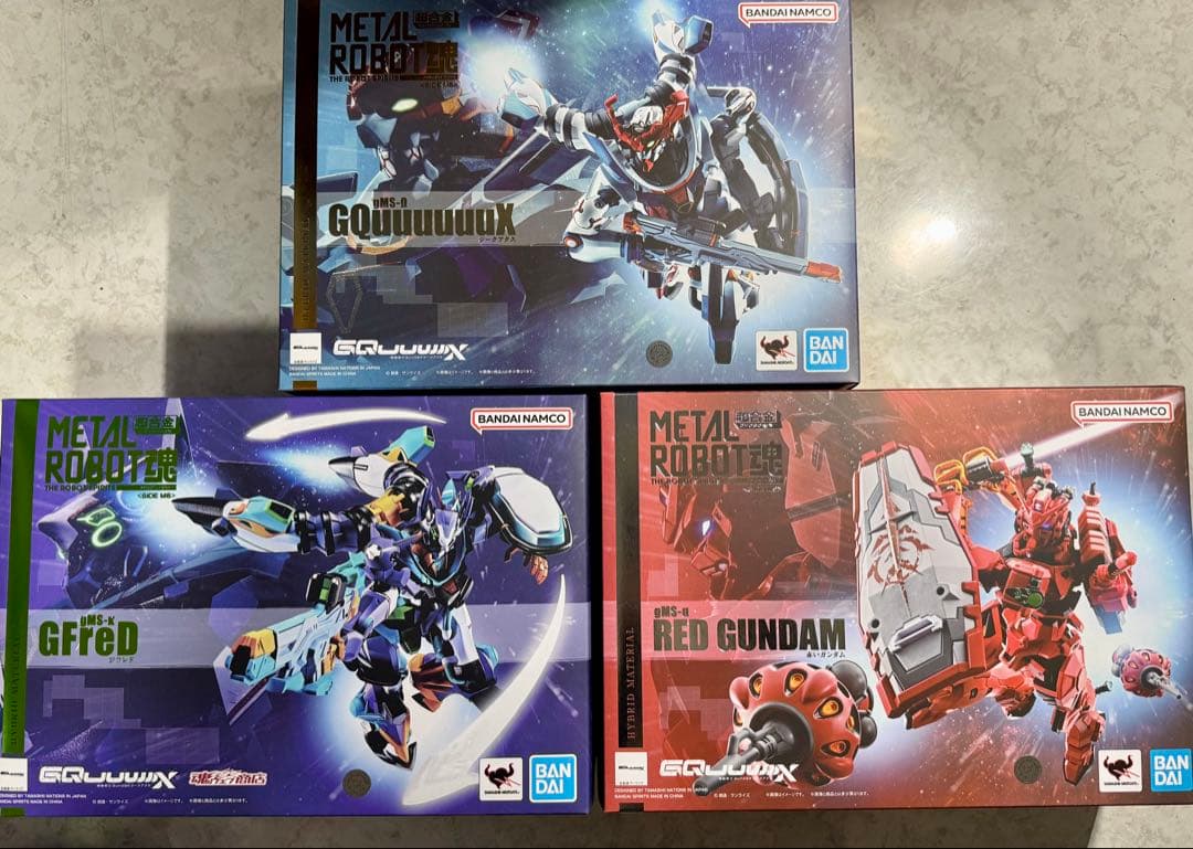 LROBOT魂　ジークアクス　ジフレド　赤いガンダム　セット