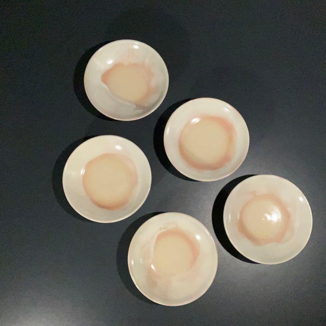 七十四代　朝日豊斎作　飯茶碗５客　蓋つき　共箱　R1003ダN2