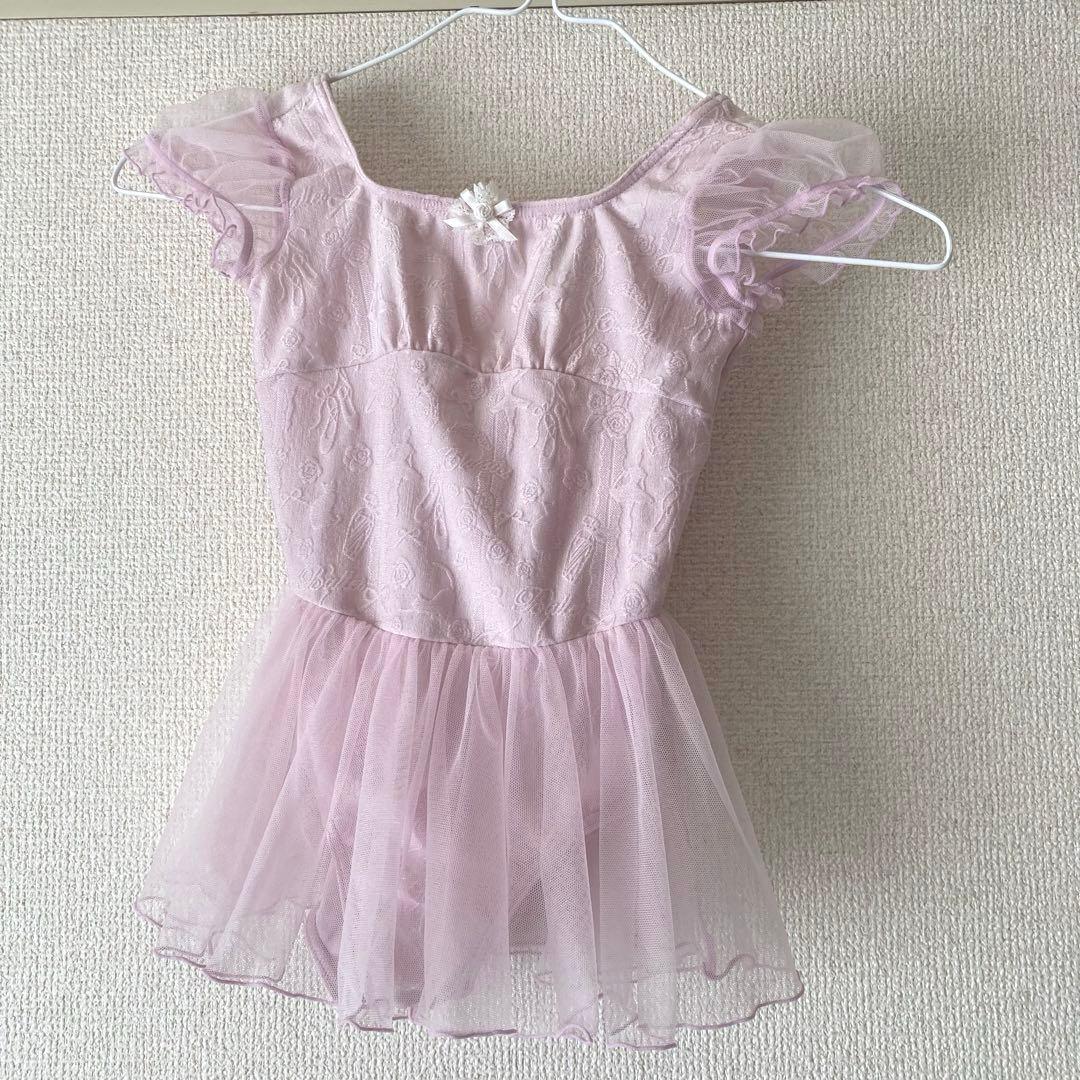 美品　chacott 110cm ピンク　レオタード　チャコット　スカート付き