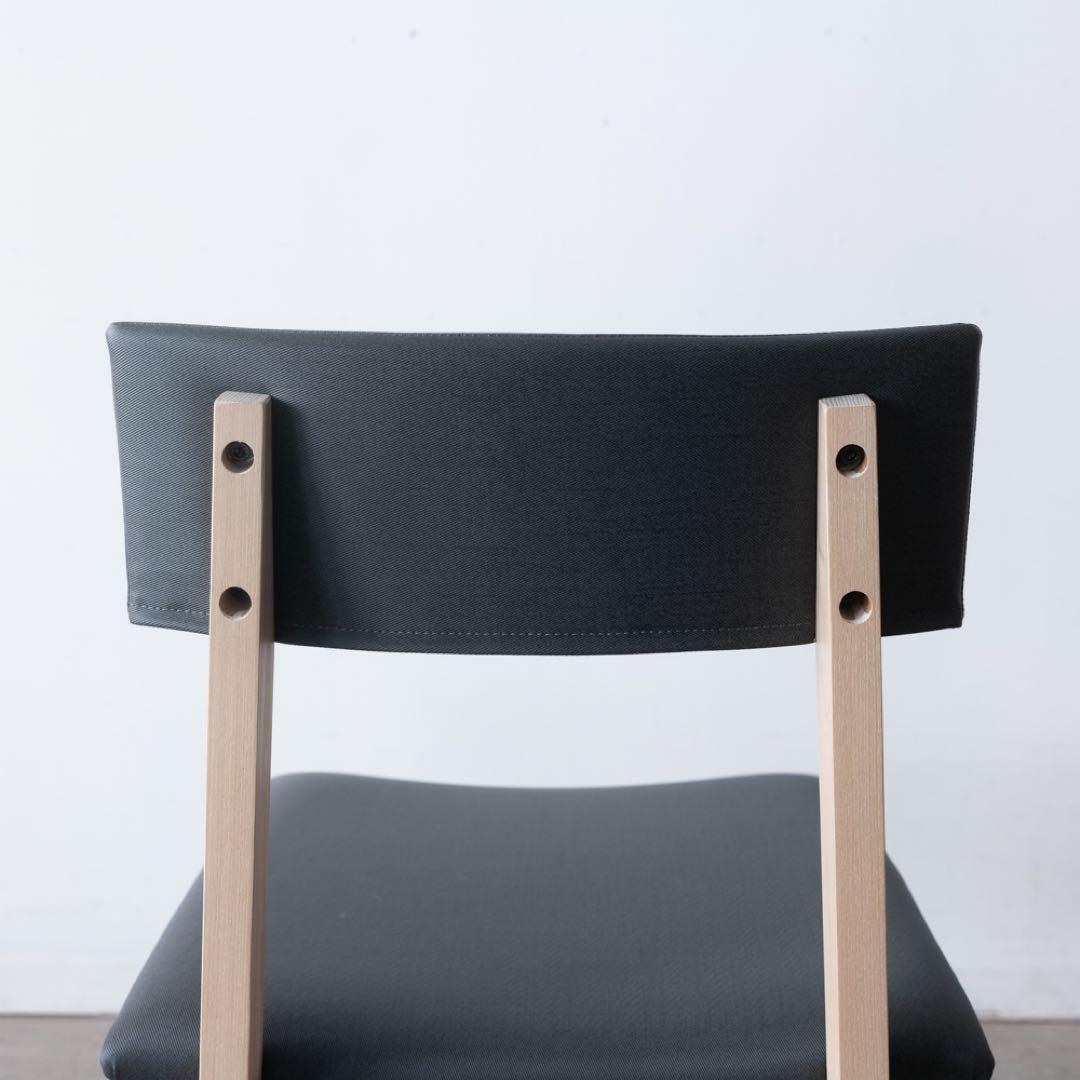 ダークグレー ダイニングチェア