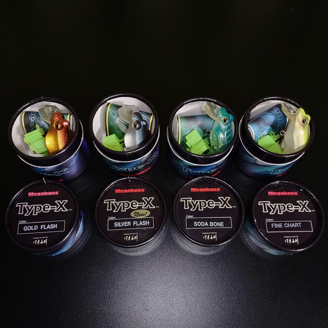 Megabass Type-X ルアー 4色セット