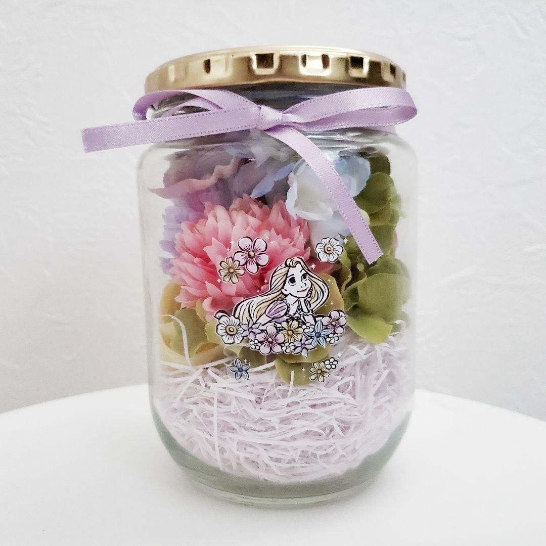 未使用 ディズニー プリンセス プリザーブドフラワー アレンジメント 6瓶セット