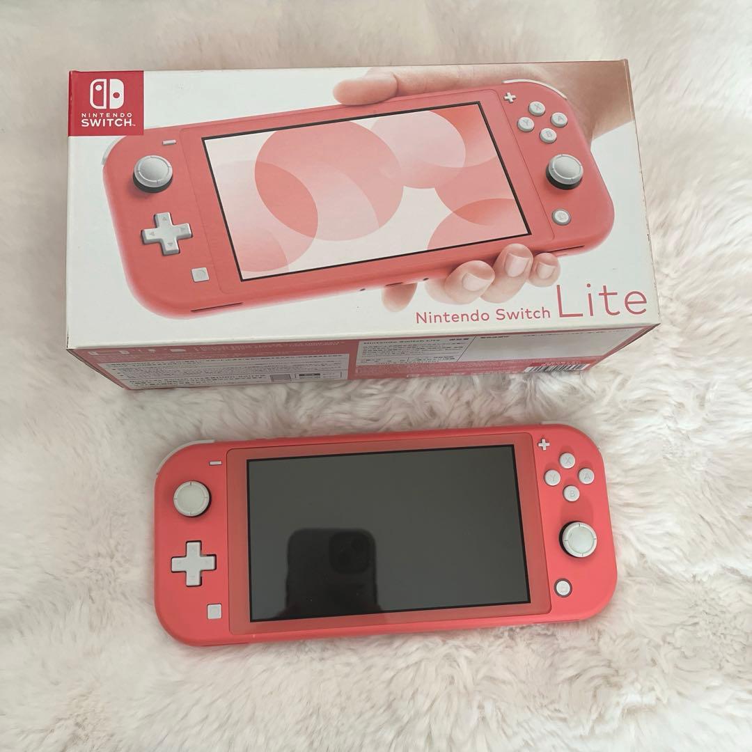 A*♡様 Nintendo Switch Lite コーラル　本体　動作確認済み