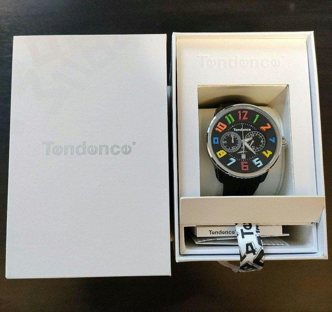 テンデンス ガリバー ラウンド クロノグラフ ブラック 日本限定モデル