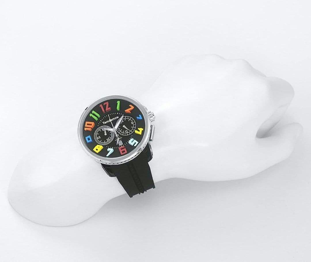テンデンス ガリバー ラウンド クロノグラフ ブラック 日本限定モデル