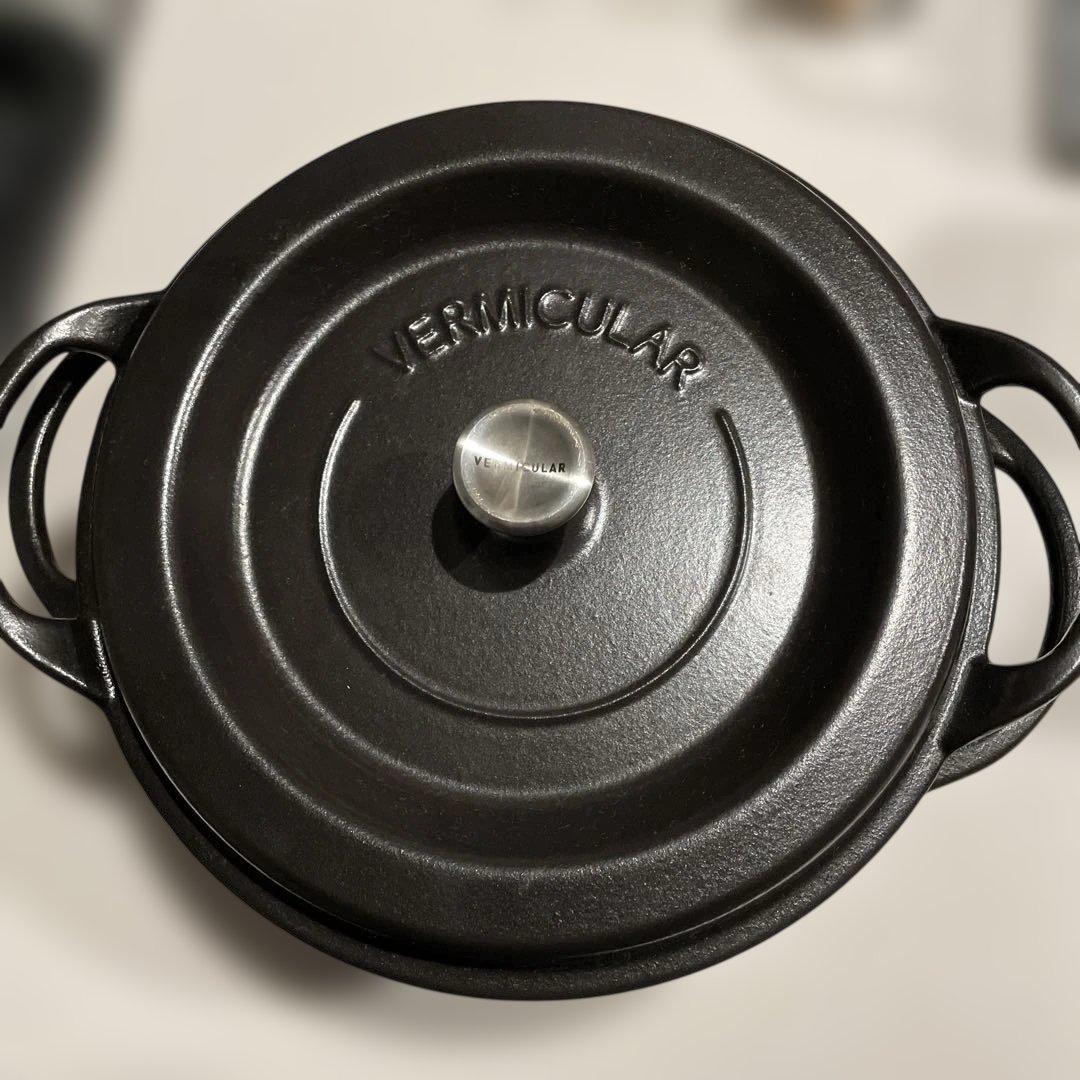 VERMICULAR 両手鍋 黒 日本製 希少品 26