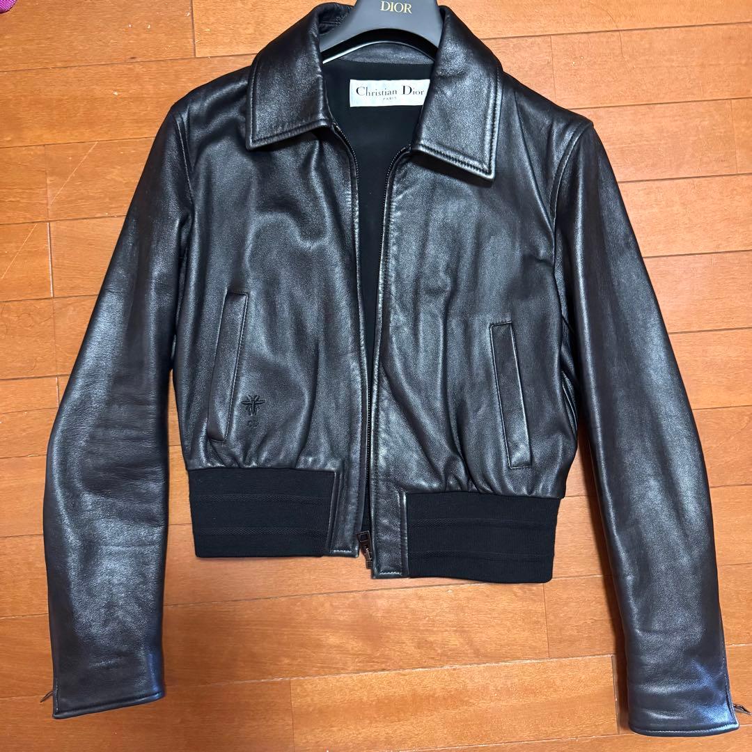 ディオールブティック購入ChristianDiorディオールレザージャケット34