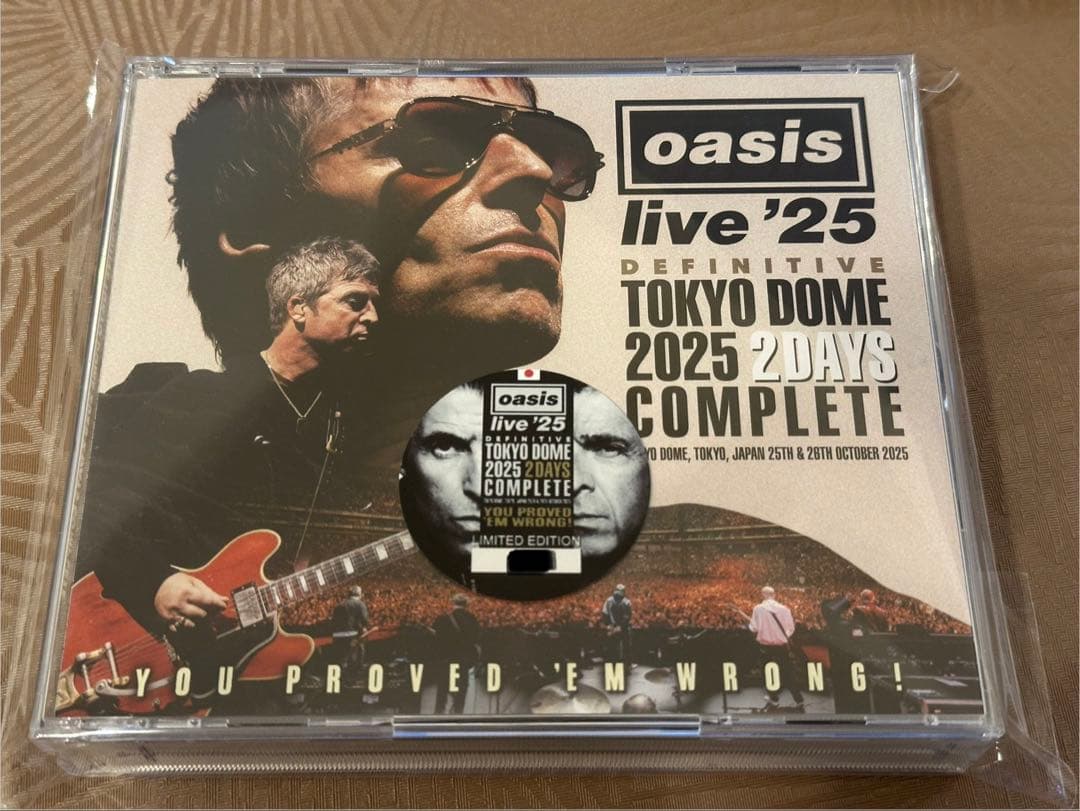 洋楽 OASIS TOKYO DOME 2025 2 DAYS COMPLETE