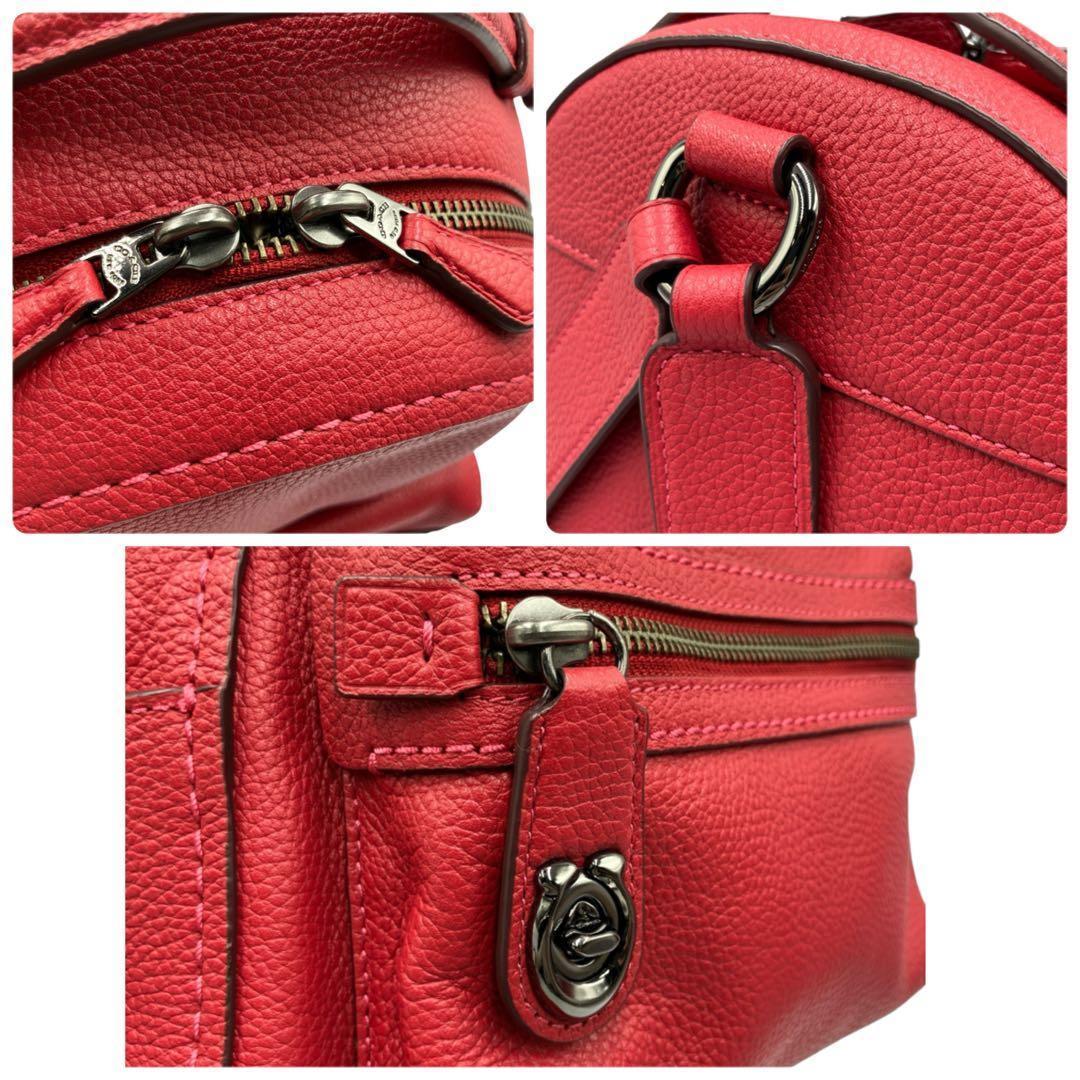 美品✨COACH 31032 レッド ミニリュック バックパック 本革