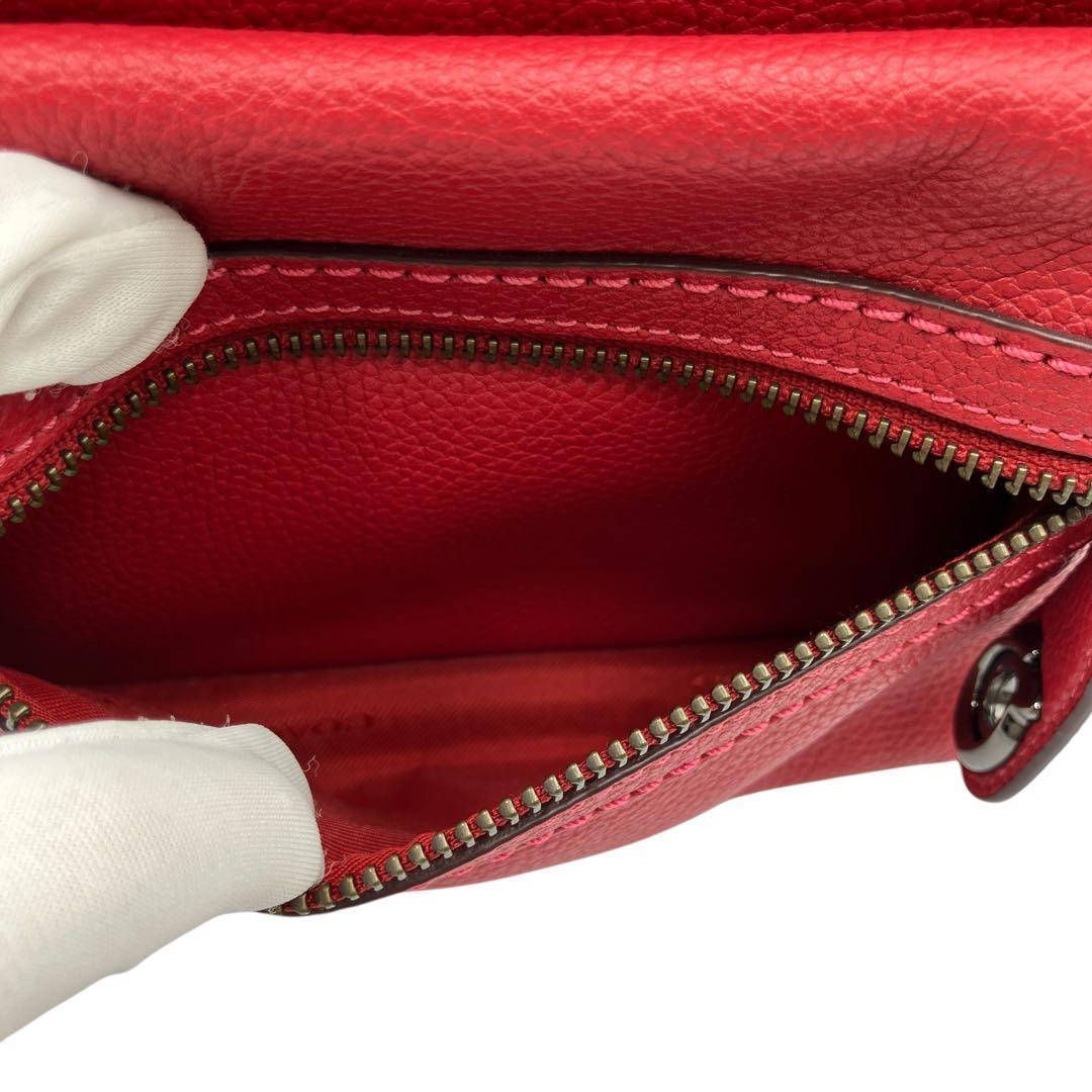 美品✨COACH 31032 レッド ミニリュック バックパック 本革