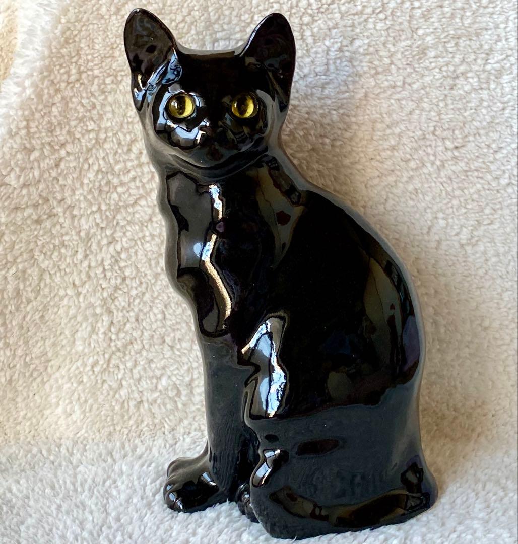 サイズ6 ウィンスタンレイキャット　ケンジントンキャット　お座り黒猫　美品❣️