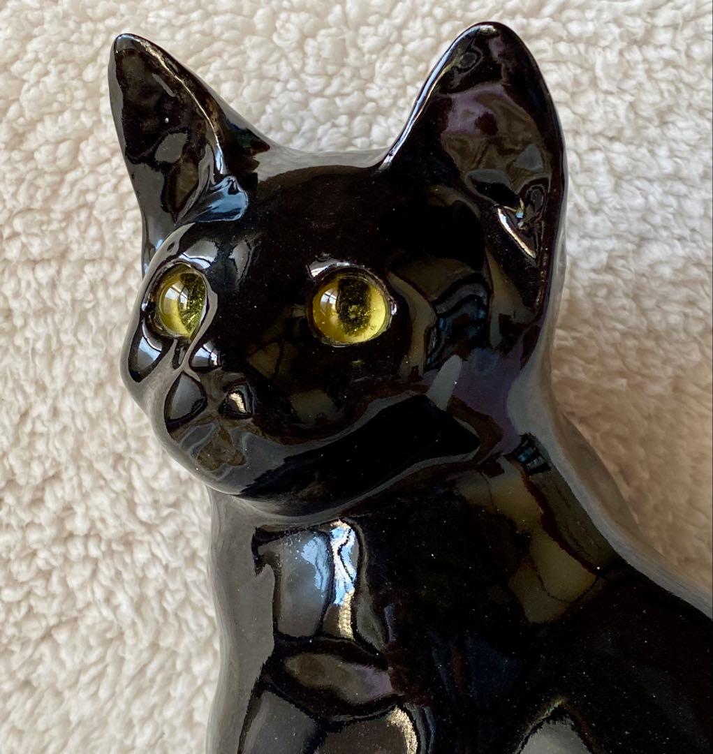 サイズ6 ウィンスタンレイキャット　ケンジントンキャット　お座り黒猫　美品❣️