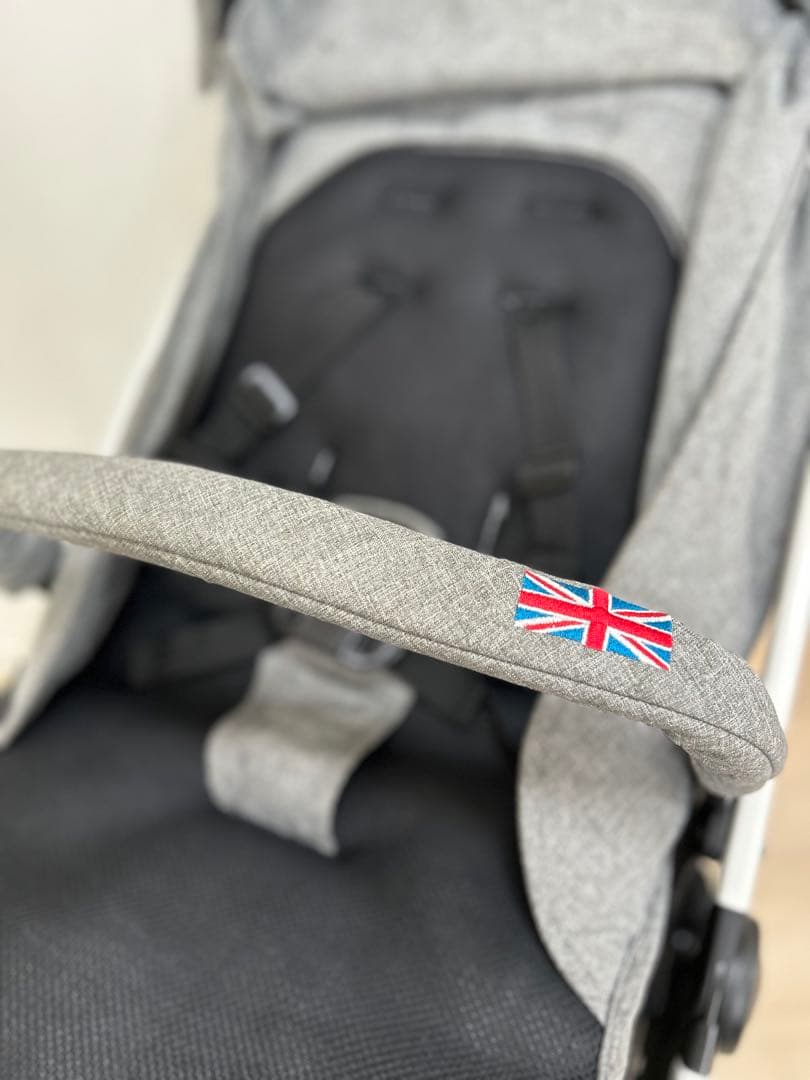 Joie touristベビーカー グレー 取扱説明書・レインカバー・バック付き