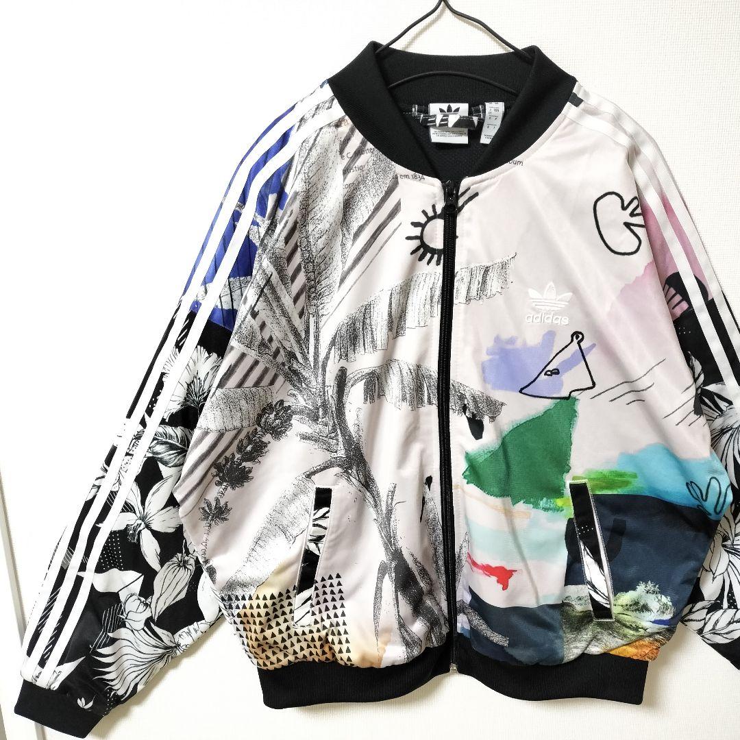 アディダス グラフィック スーパースター トラックジャケット ジャージ 女性XL