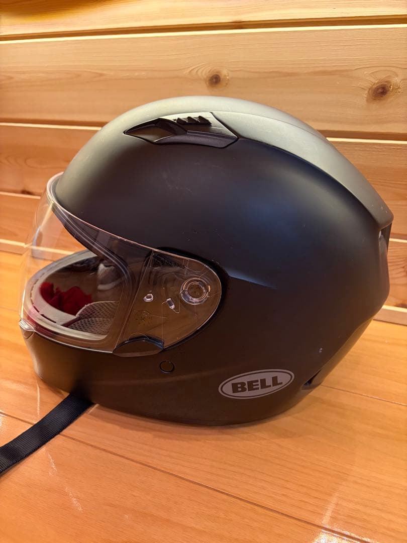 BELL フルフェイスヘルメット マットブラック ミラーシールド付
