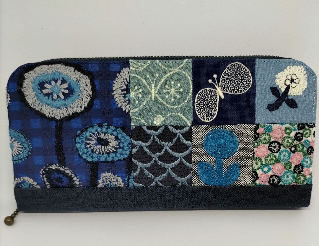 ミナペルホネン☆ハンドメイド長財布♪