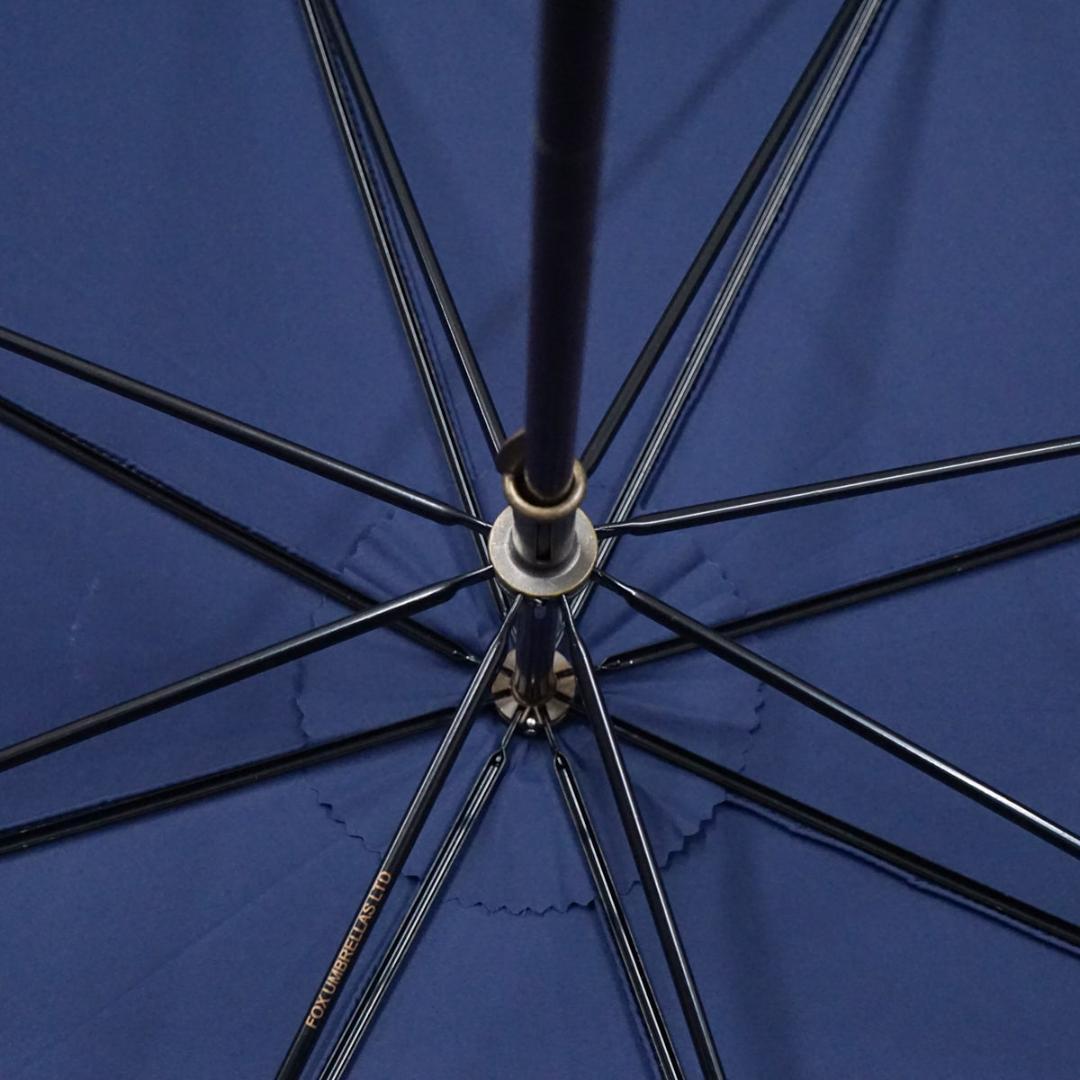 傘 フォックスアンブレラズ USED美品 ネイビー 英国製 レザー手元