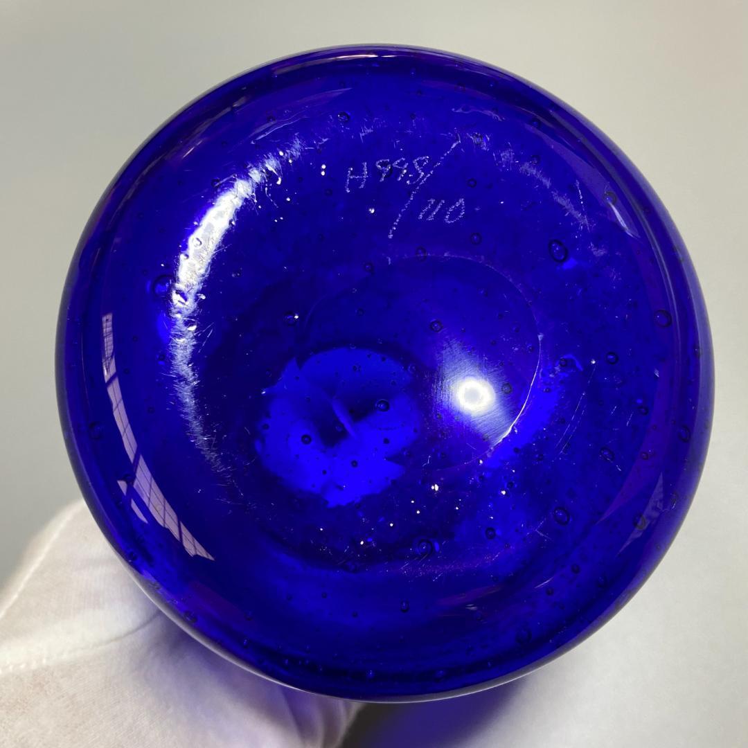 エリックホグラン BODA 北欧 ガラス ヴィンテージ 花瓶 高さ11cm F