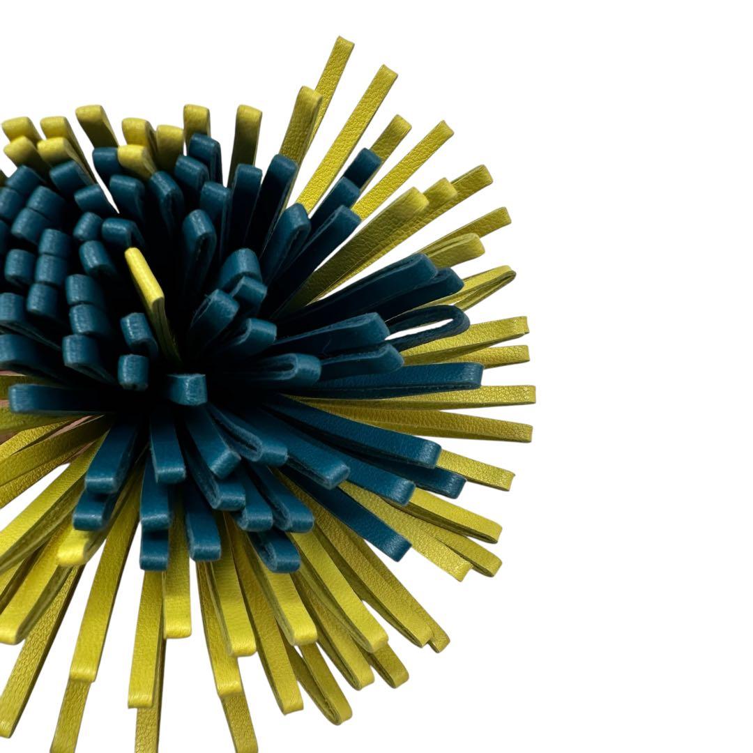 エルメス レザー カルメン フリンジ　キーホルダー キーリング