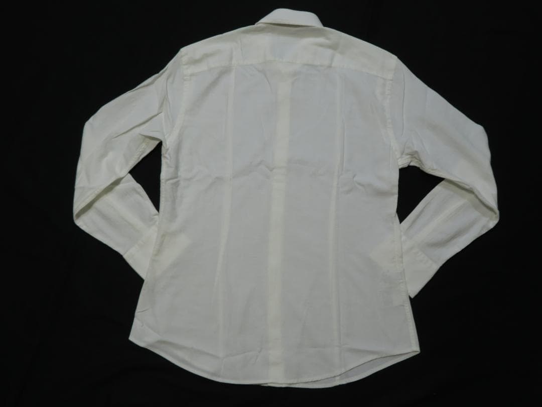 エポカウォモ　高級長袖デザインシャツ　46/Mサイズ　29,700円 　白