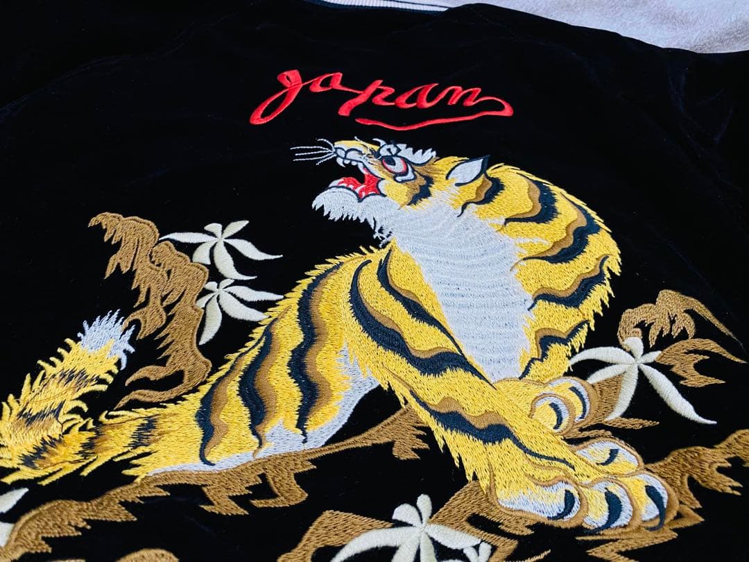 NON STOCK & CO ２面用 別珍 虎鷲 限定 スカジャン 美品