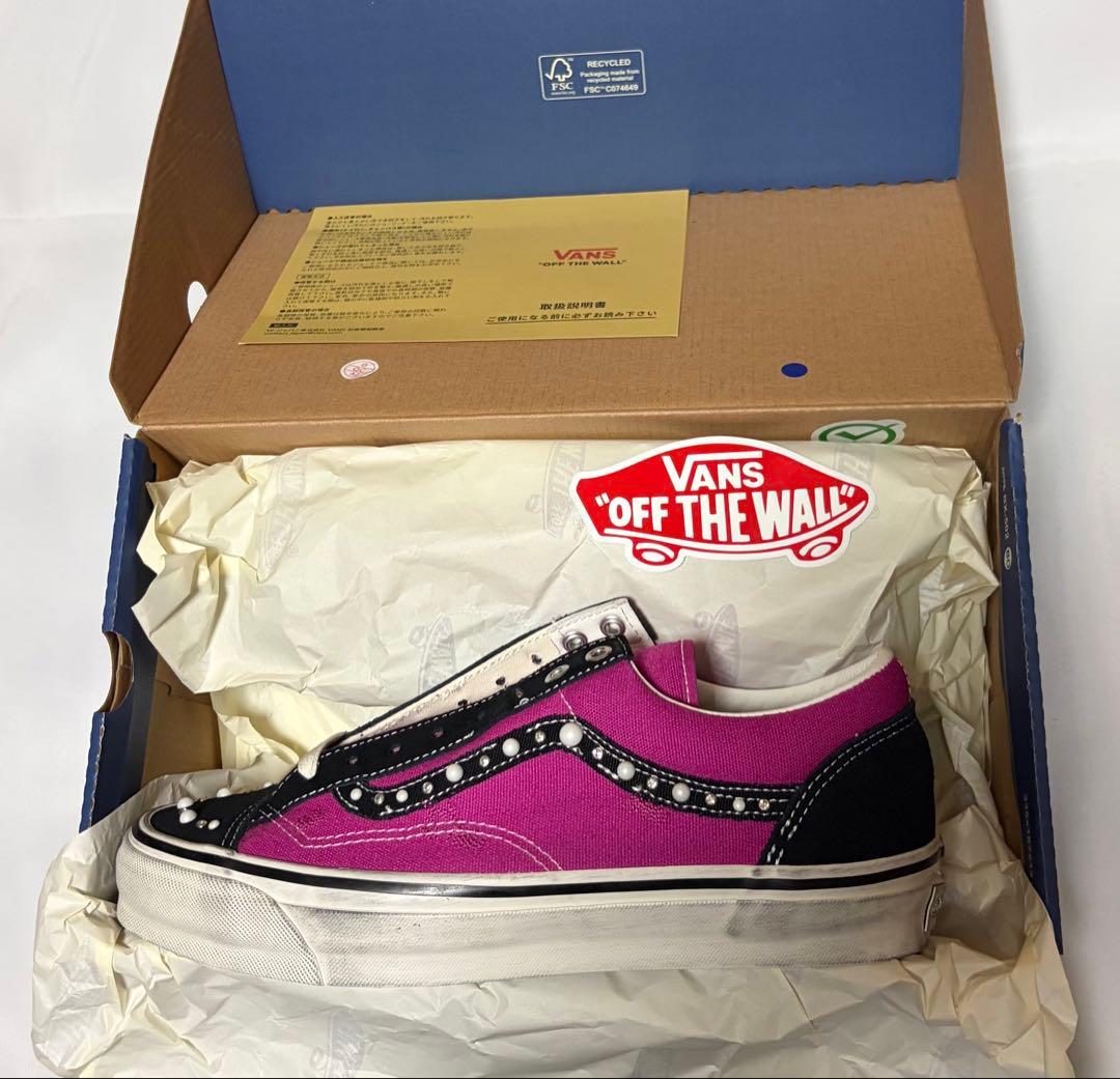 vans PREMIUM オールドスクール 36 パール