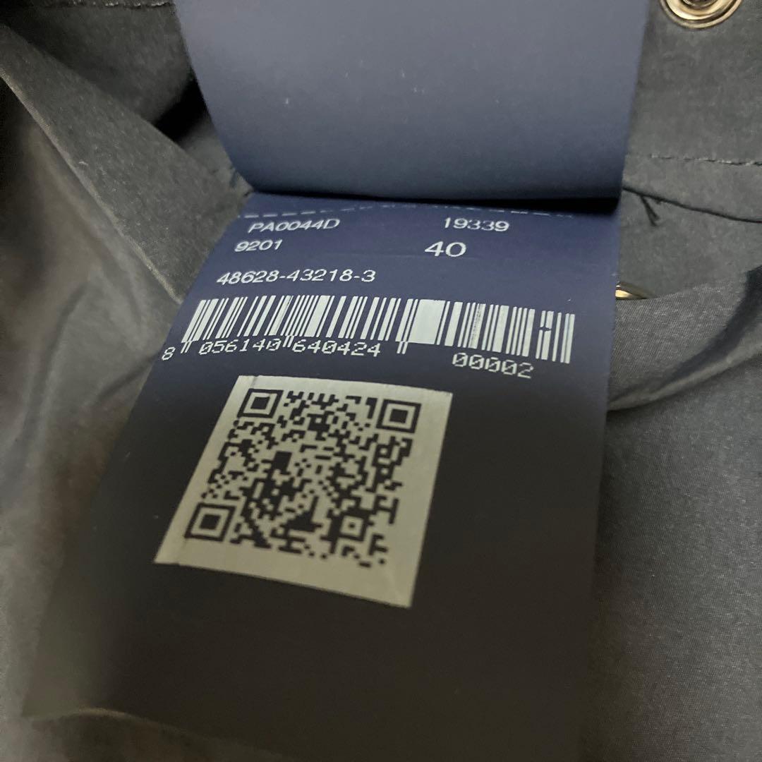 HERNO ナイロン ジップ フードコート 40