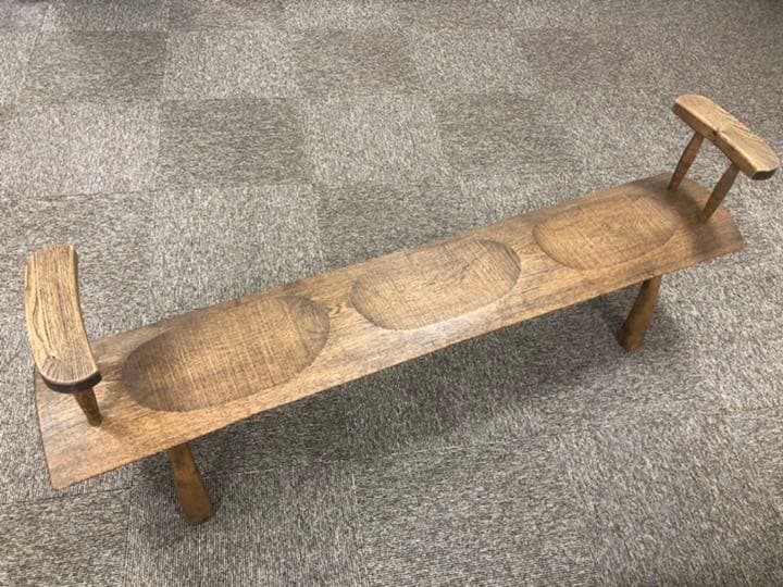 手作り木工ベンチ【3人掛け】