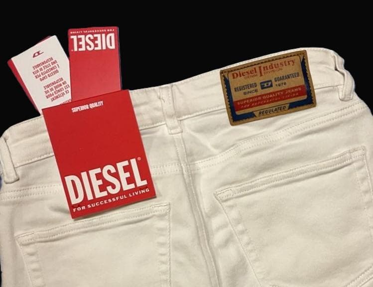 新品　ディーゼル　レディース　ホワイト ジーンズ　27　SLANDY　スキニー