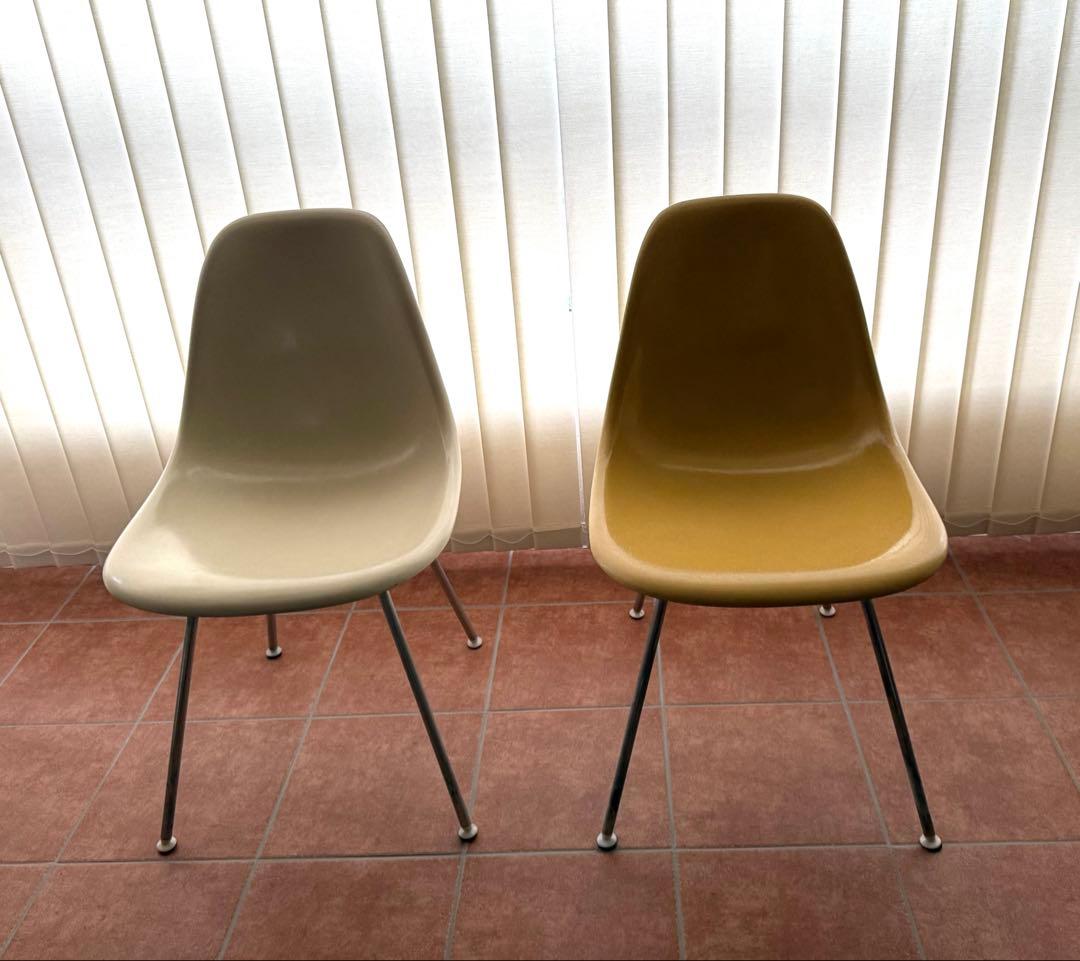 ハーマンミラー イームズ ヴィンテージ サイドシェルチェア パーチメント