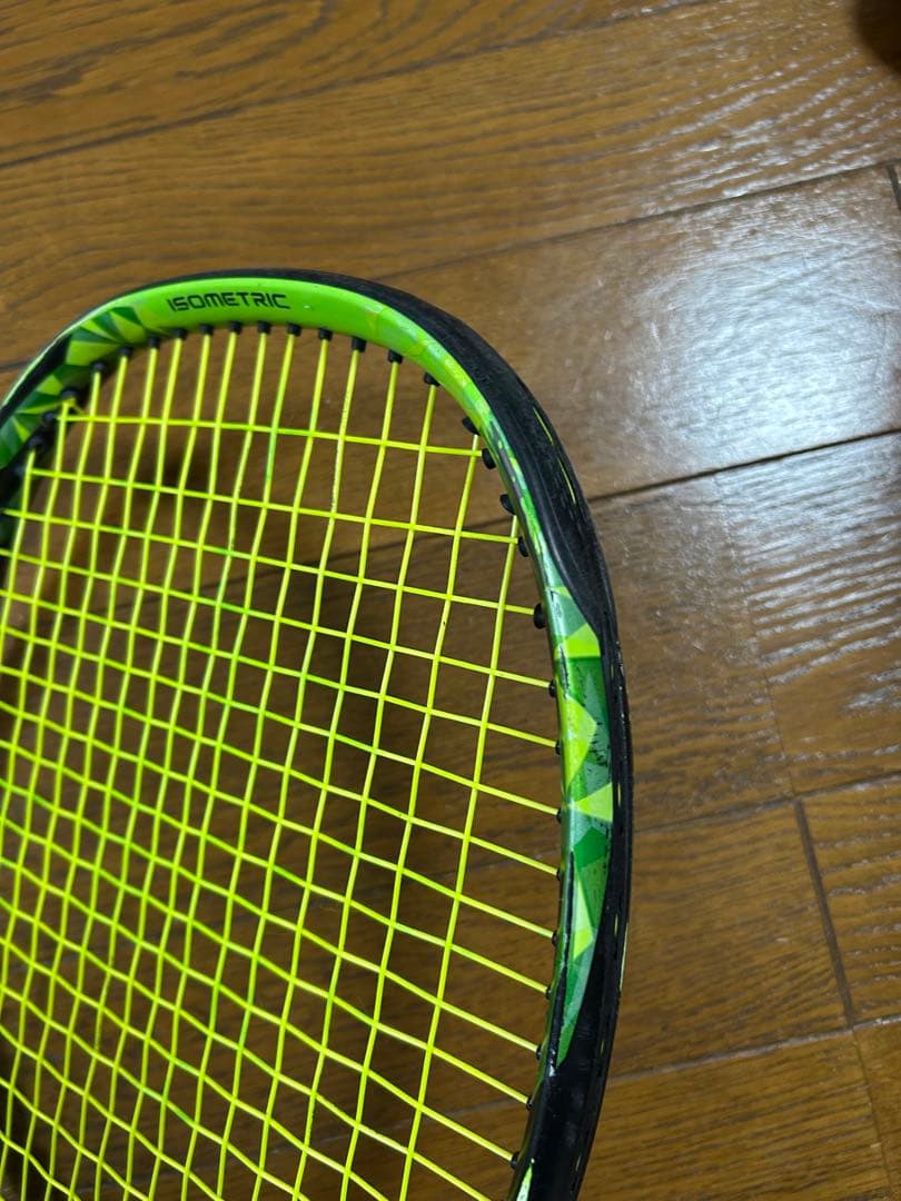 YONEX EZONE100 ブラックグリーンテニスラケット袋あり