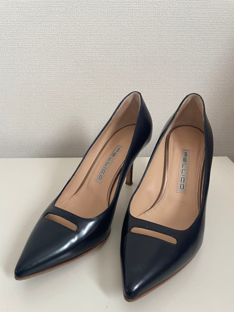 PELLICO パンプス　ネイビー　351/2