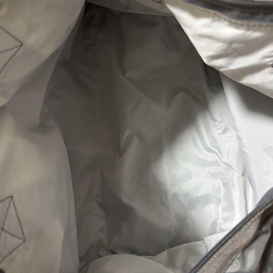 【美品】レスポートサック2wayボストンバッグ グレー　無地