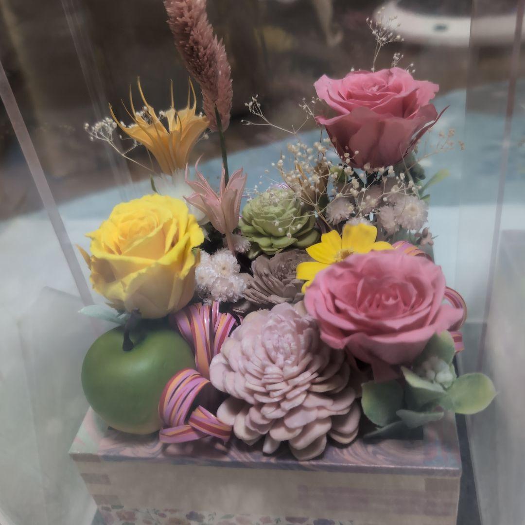 フラワーアレンジ　造花