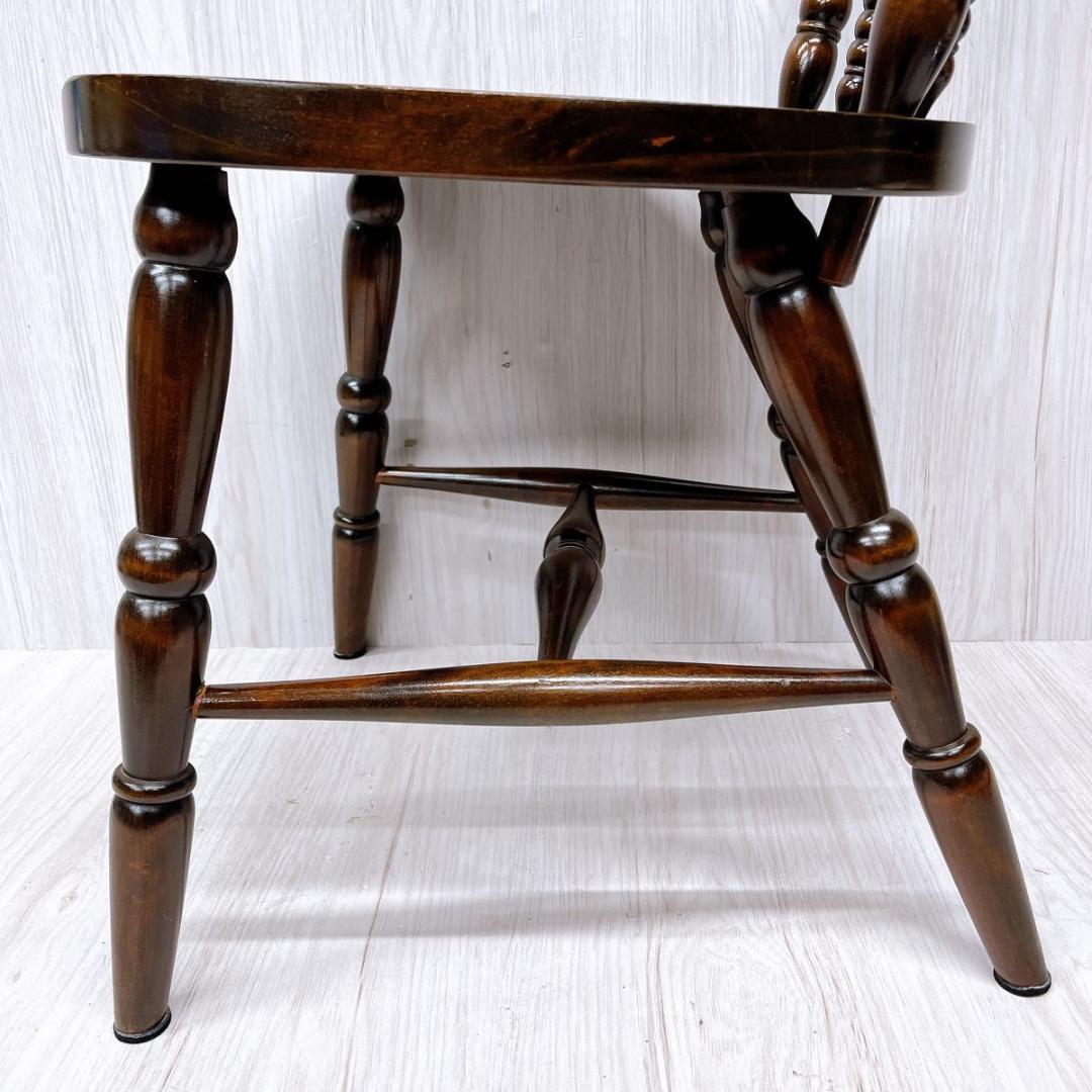 北海道民芸家具 ウィンザーチェア ダイニングチェア 椅子 いす イス③