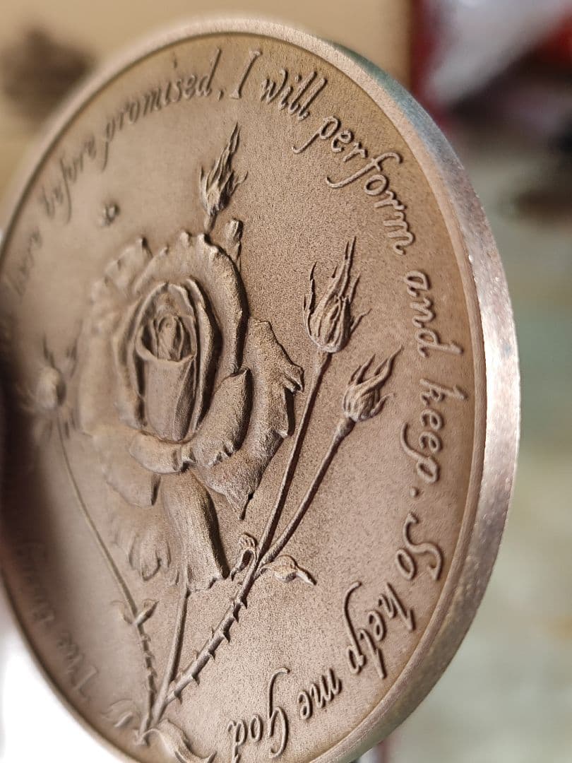 希少シルバー1977 イギリス エリザベス ジュビリー 大型 銀 メダル