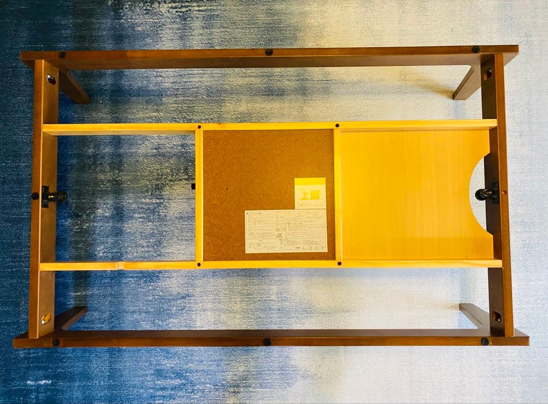 8600円の送料込み　ブラウン木製こたつ シンプルモダン　かけ布団付き