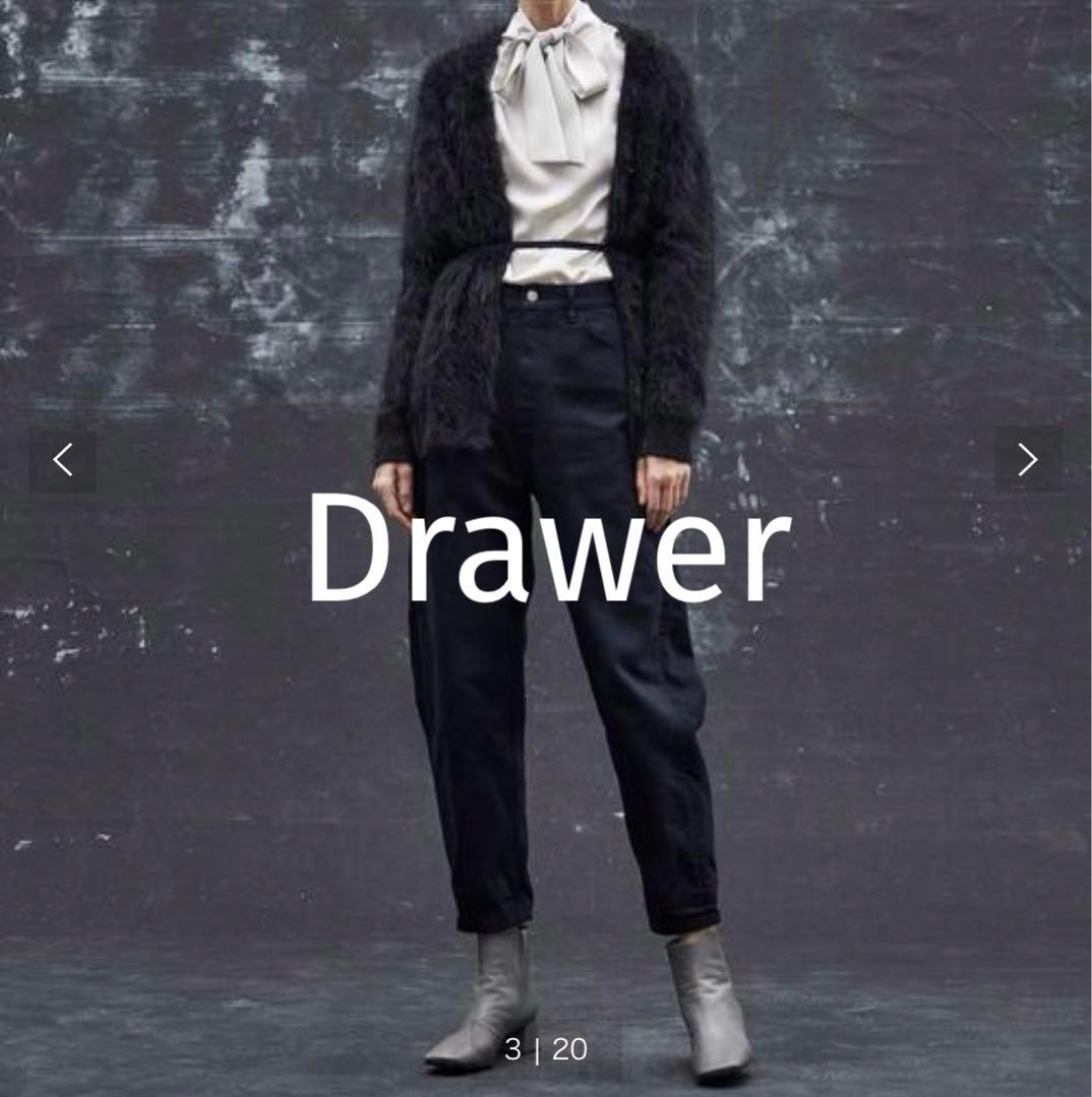 Drawerドゥロワー　コットンシルクデニムペインターパンツ　38 日本製